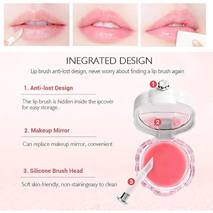 MABREM LIP MASK SLEEPING NIGHT MASK REPAIR LIP CARE CREAM FOR MOISTURIZING ANTI WRINKLE ANTI CRACKING NOURISHING HYDRATING LIPS 10G - Image 3